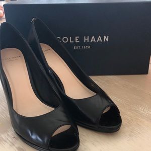 Cole Haan Peep Toe Pumps